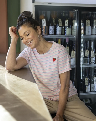 Lollys Laundry - RomaLL T-shirt - Light Pink